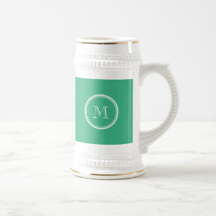 Caneca De Cerveja Sua Mint Verde de Alta Extremidade Inicial Colorid