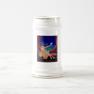 Caneca De Cerveja Sultana a Concubina do Sultão Árabe 1925