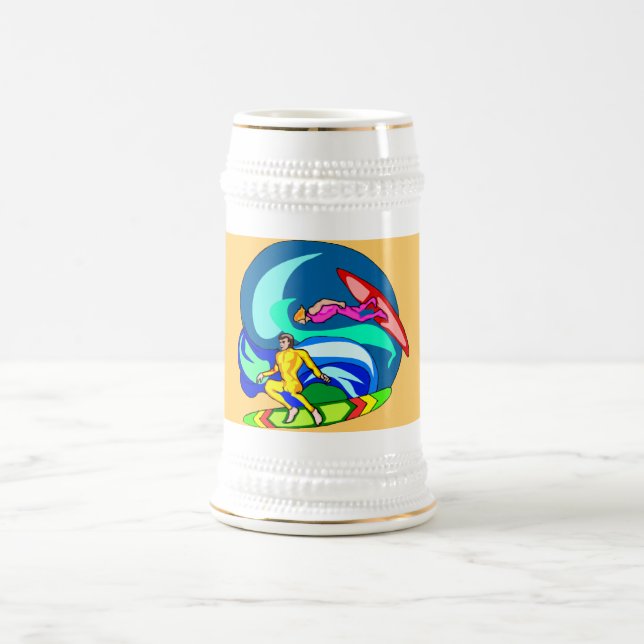 Caneca De Cerveja Surf na onda - (Centro)