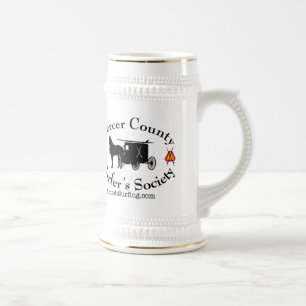 Caneca de cerveja surfando e de esqui de Amish da