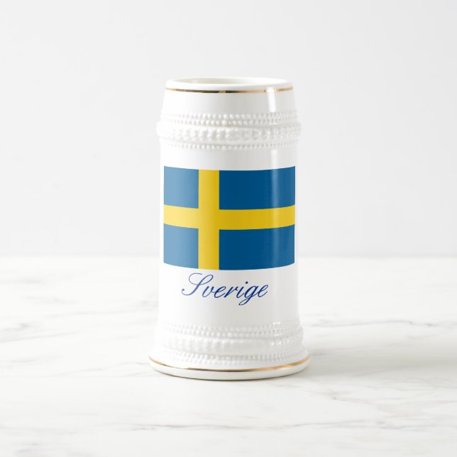 Caneca De Cerveja SVERIGE (suecia) (Centro)