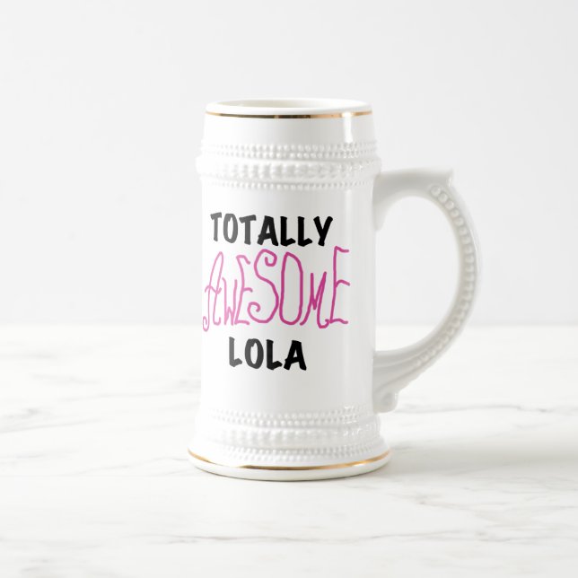 Caneca De Cerveja T-shirts e presentes, totalmente incríveis, Lola,  (Direita)