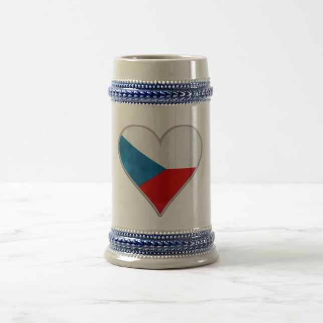 Caneca De Cerveja Tampão CZECH - escolha estilo e cor (Centro)