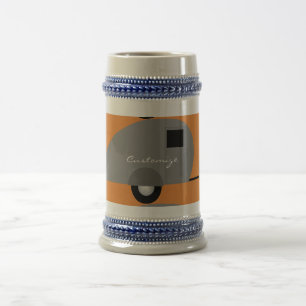 Caneca De Cerveja Teardrop Trailer Minúsculo Thunder_Cove