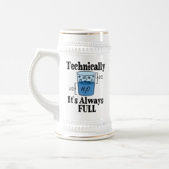 Caneca De Cerveja Tecnicamente, é sempre ciência engraçada de Cheio (Esquerda)