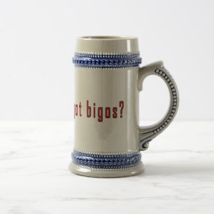 Caneca De Cerveja tem bigos?