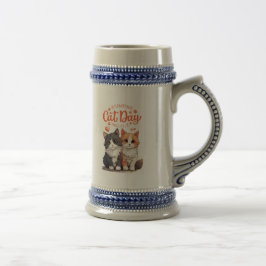 Caneca De Cerveja Tema de Gato