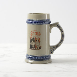 Caneca De Cerveja Tema de Gato