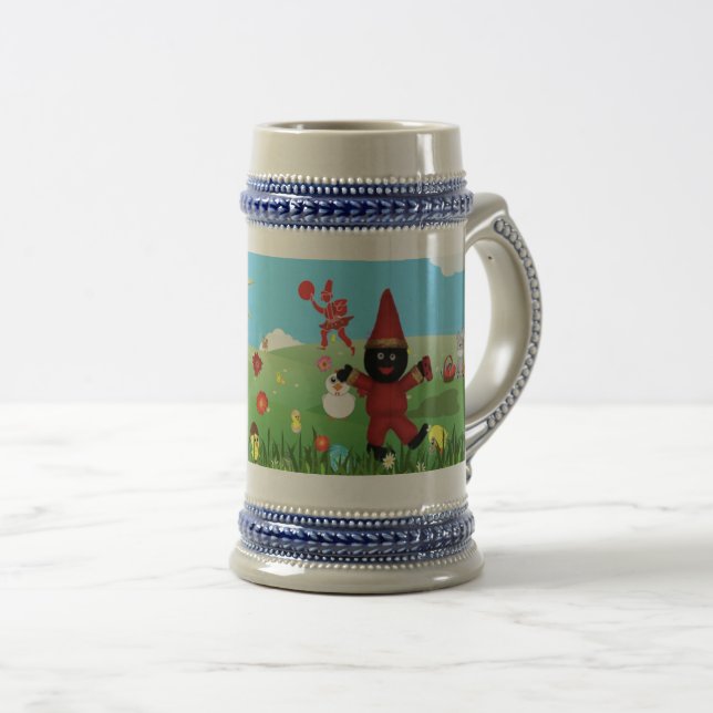 Caneca De Cerveja Tema de Nowruz Mug (Frente Esquerda)