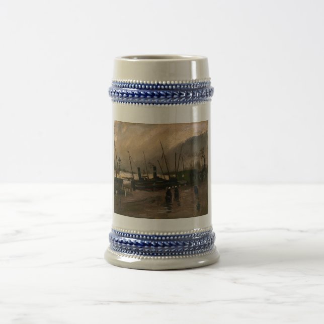 Caneca De Cerveja Tempestade dos Pescadores de Amsterdã, por Vincent (Centro)
