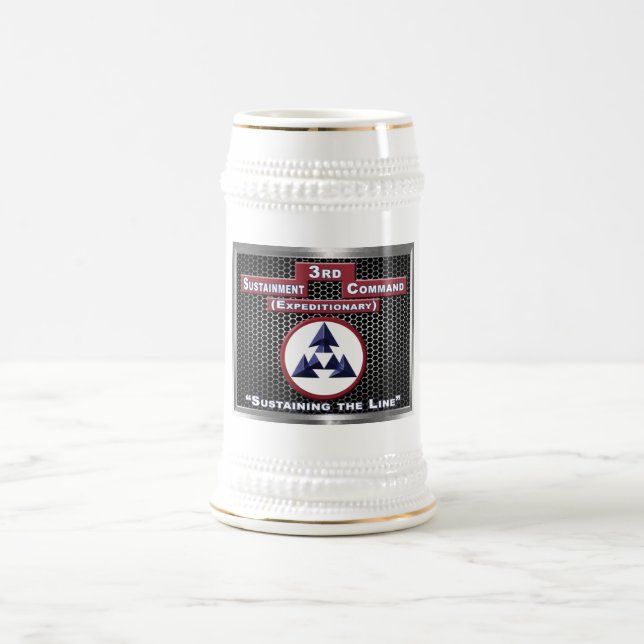 Caneca De Cerveja Terceiro Comando de Sustentação (Expediicionário) (Centro)