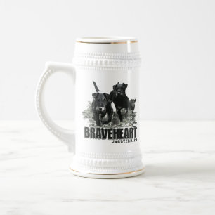 Caneca De Cerveja Terrier de Caça Alemão, O Jagdterrier , Arte 