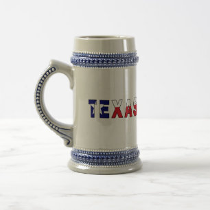 Caneca De Cerveja Texas Flag
