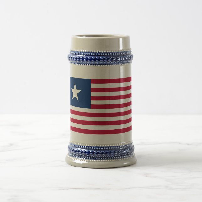 Caneca De Cerveja Texas, Lone Star e Stripes (Centro)