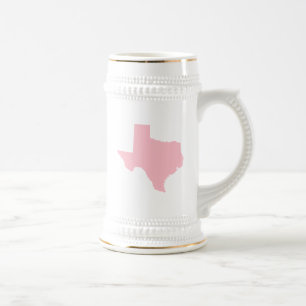 Caneca De Cerveja Texas Rosa