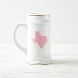 Caneca De Cerveja Texas Rosa