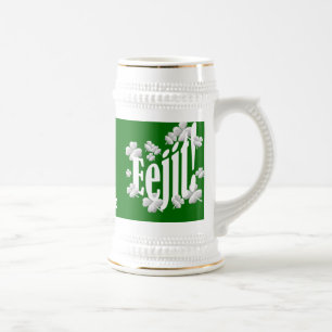 Caneca De Cerveja texto irlandês engraçado