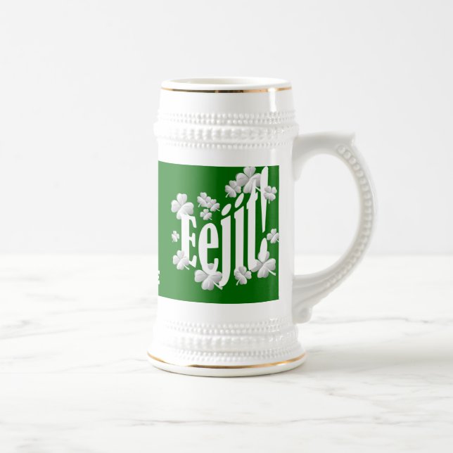 Caneca De Cerveja texto irlandês engraçado (Direita)