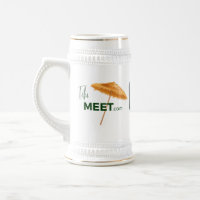 TikiMeet.com - Talk-Tiki Mug/Caneca de cerveja