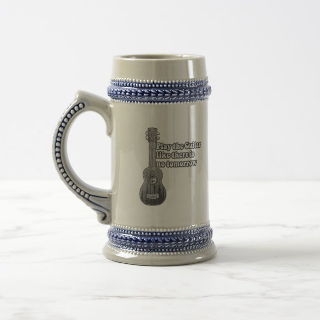 Caneca De Cerveja Toca a guitarra como se não houvesse amanhã (Esquerda)