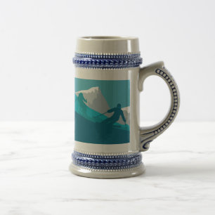 Caneca De Cerveja Todo esqui de montanha