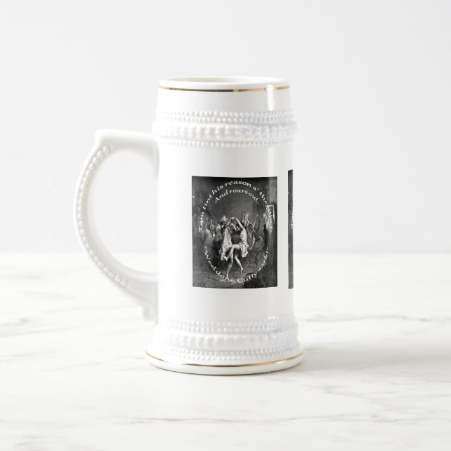 Caneca De Cerveja Tom Perdeu Totalmente a Razão Burns Noite Cinza (Esquerda)