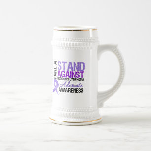 Caneca De Cerveja Tome um suporte contra o linfoma de Hodgkin