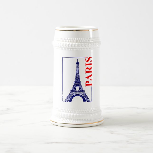 Caneca De Cerveja Torre de Paris-Eiffel (Centro)