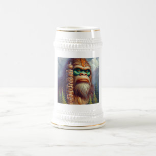 Caneca De Cerveja Totalidade Nativa Americana de Pé Grande