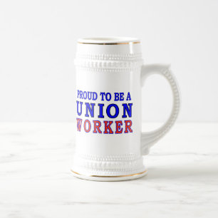 CANECA DE CERVEJA TRABALHADOR DA UNIÃO