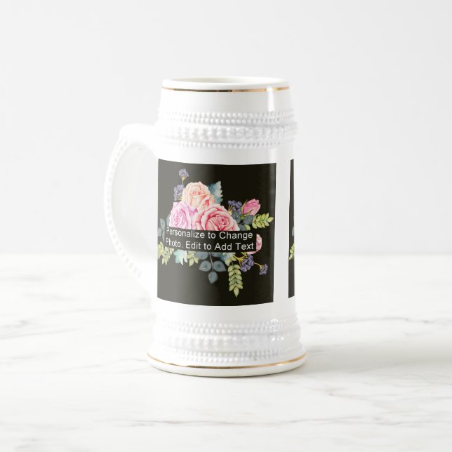 Caneca De Cerveja Trabalho de arte de Fotografia Personalizada - Slo (Frente Esquerda)