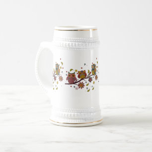 Caneca De Cerveja Três corujas no ramo