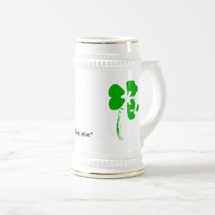 Caneca De Cerveja Trevo do verde do dia de St Patrick - copo da