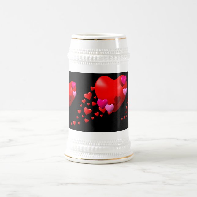 Caneca De Cerveja Trilha de Corações - (Centro)