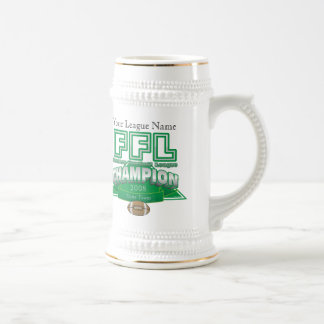 Caneca De Cerveja Troféu do campeonato de futebol da fantasia -