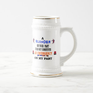 CANECA DE CERVEJA UM BRANCO