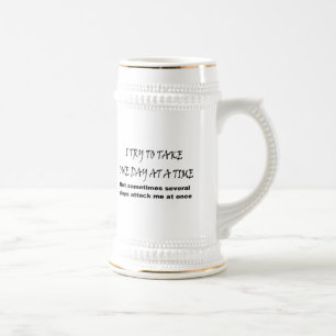 Caneca De Cerveja Um dia de cada vez