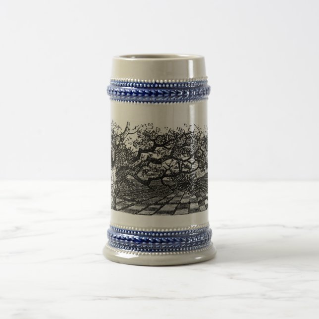 Caneca De Cerveja Um grande jogo de xadrez enorme (Centro)