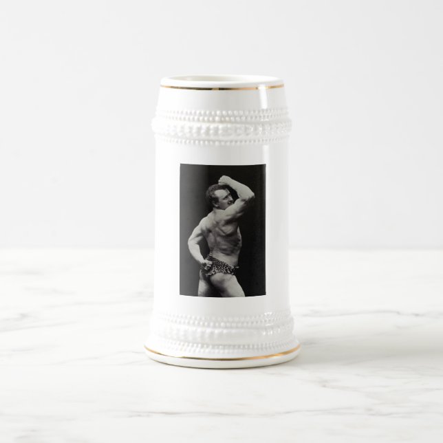 Caneca De Cerveja Um novo impulso de StrongMen Eugen Sandow Bodybuil (Centro)