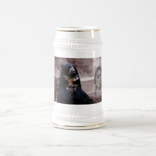 Caneca De Cerveja Urso preto indiano nativo americano