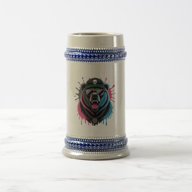 CANECA DE CERVEJA URSO SELVAGEM (Centro)