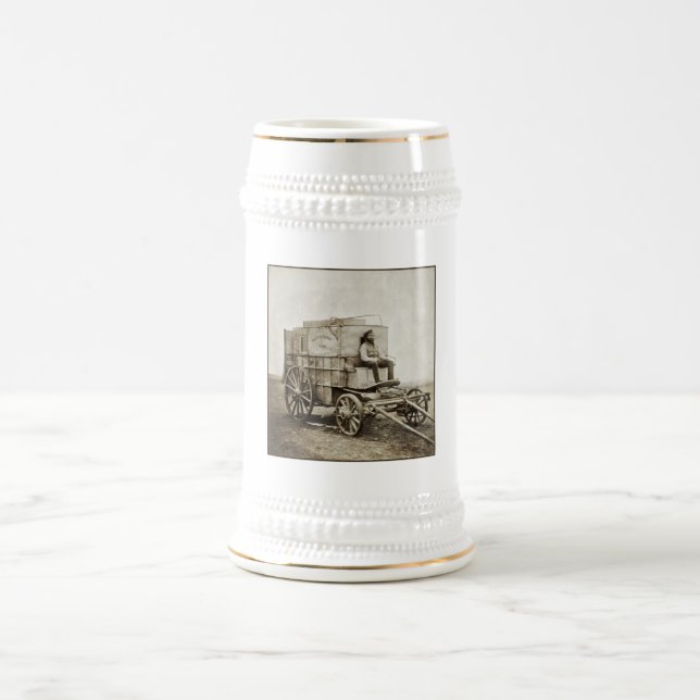 Caneca De Cerveja Vagão Fotográfico de Roger Fenton Realismo (Centro)