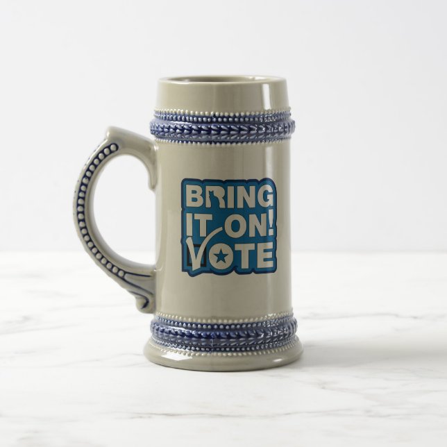 Caneca De Cerveja Vamos! VOTAÇÃO (Esquerda)