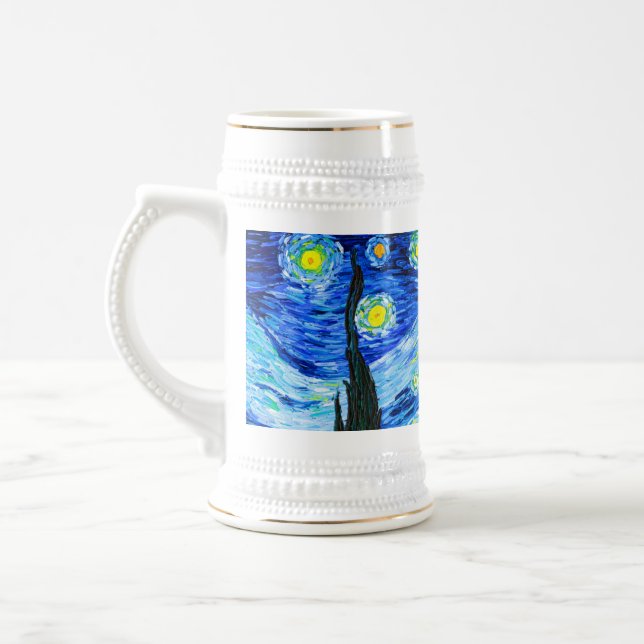 Caneca De Cerveja Van Gogh Starry Night (Esquerda)