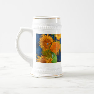 Caneca De Cerveja Van Gogh Sunflower
