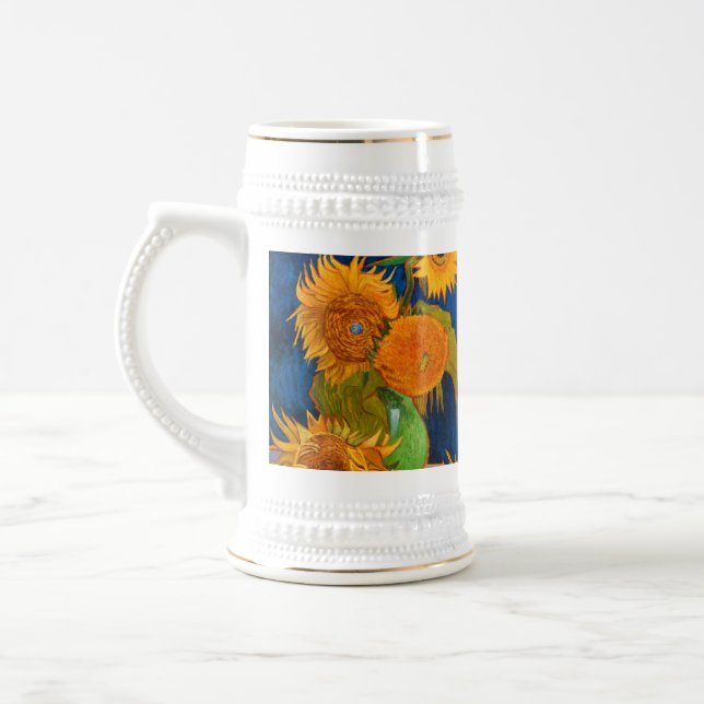 Caneca De Cerveja Van Gogh Sunflower (Esquerda)