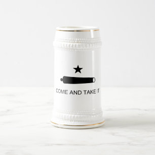 Caneca De Cerveja Venha & Tome! Bandeira de batalha do estado do Tex