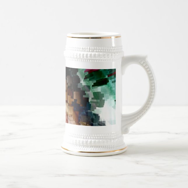 Caneca De Cerveja Vento Escuro Cubo Centrado (Direita)