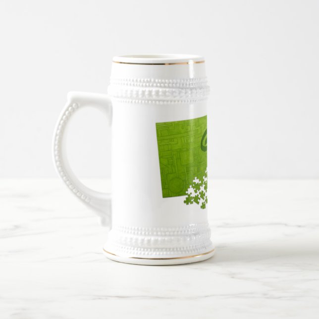 Caneca De Cerveja Verde é Beer Mug! (Esquerda)