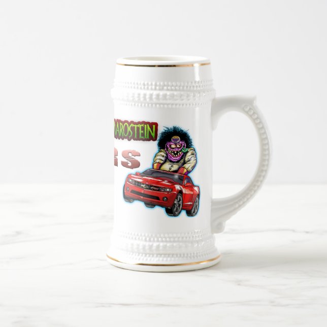 Caneca de cerveja vermelha de Chevy Camaro RS - (Direita)